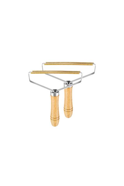 NEXTLY Set of 2 brushes for cleaning lint and animal hair NEXTLY, reusable, ergonomic, wooden handle