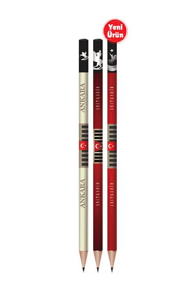 Modellino 3-Piece Patterned Fatih Round Pencil - Pattern Options