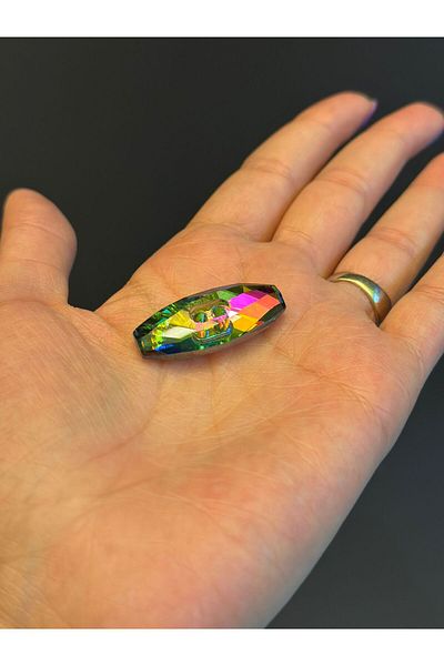 Gönülden Tasarım Crystal Glass Color Button Hobby Clothing Accessory 3X1 cm