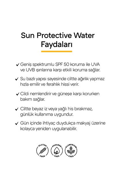 clooe Vegan Dual Phase Very High Protection 50 Spf Sun Water (100ml) Clooe