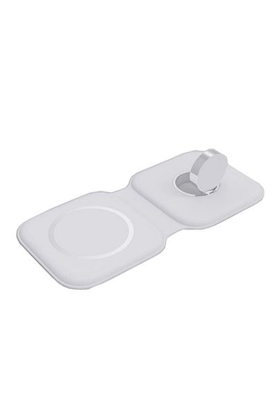 REDz Accessories Încărcător MagSafe Duo Fold, 15W, încărcare rapidă wireless, alb