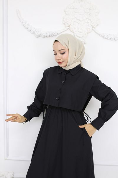 akabe Poplin Bolero Dress