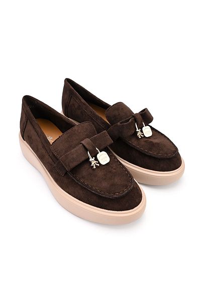 Tmall Women's casual shoes, Made of eco-leather, P1251, Brown