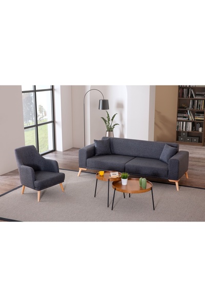 Vivense Babil Koltuk Takımı, Antrasit