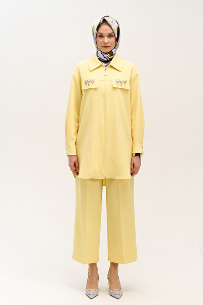 Setrms Geniş Paça Rahat Kesim Kumaş Pantolon