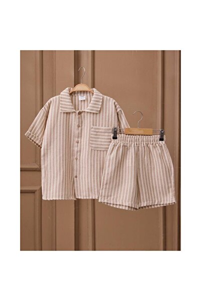 OEM بدلة جابر من الكتان المخطط