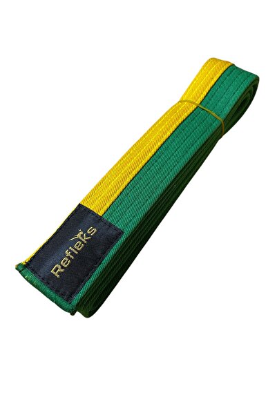 REFLEKS SPOR حزام التايكوندو الأصفر والأخضر المنعكس وحزام التايكوندو الأصفر و...