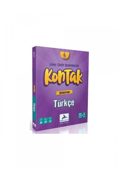paraf yayınları PARAF YAYINLARI 6 SINIF KONTAK 36 HAFTADA TÜRKÇE