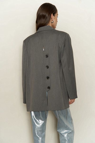 MAİ COLLECTİON Bunda Spencer Smoked Blazer