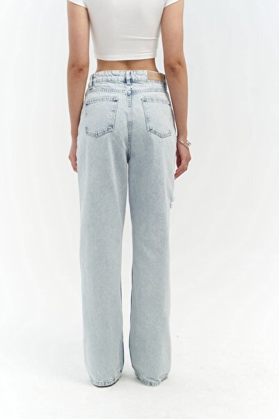 MAI STUDIOS CO. Džínové kalhoty Tansy Ice Blue Pocket Detail