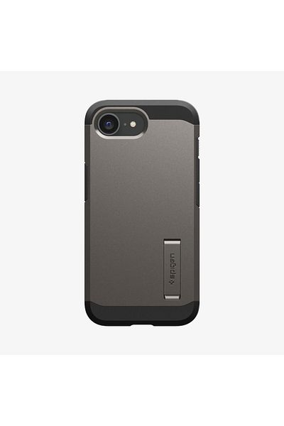 Spigen Tough Armor MagFit AI designed for iPhone 16E case (2025) MagSafe compatible - Gunmetal