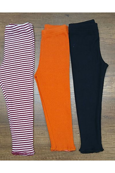 Fun Kids Stretchy Elastic 3 Piece Baby Leggings Kids Leggings Single Bottom