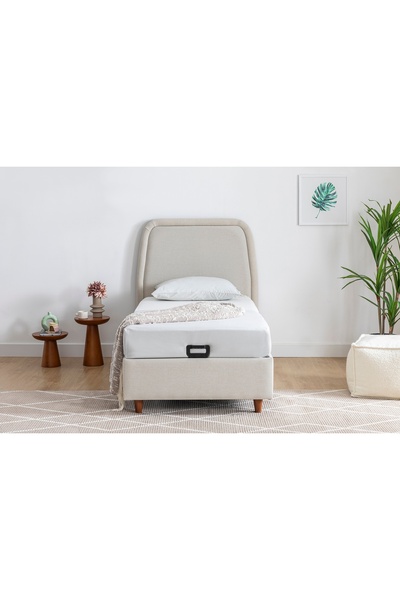 Vivense LUNA ARCHE BAZA VE BAŞLIK SETİ, KREM, 90x190