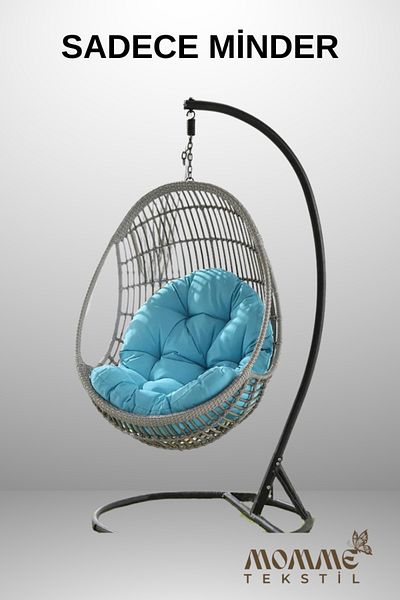 MoMMe Pernă Leagăn Macrame (80 x 110 CM) CULOARE TURCOAZ