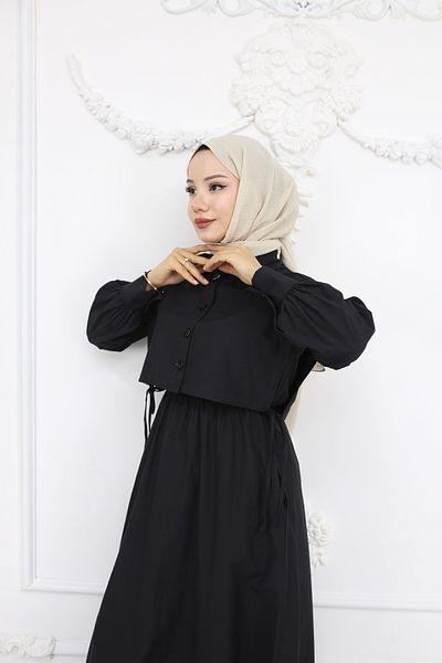 akabe Poplin Bolero Dress