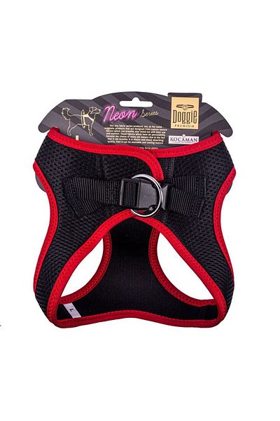 Doggie Cool Woven Neon Small Breed Collar Red 42-48 cm (Ang-L)