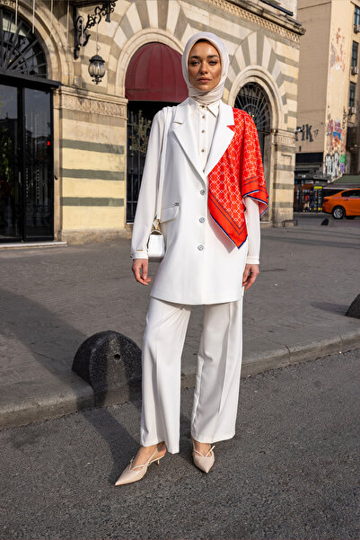 Setrms Beli Korsajlı Geniş Paça Pantolon