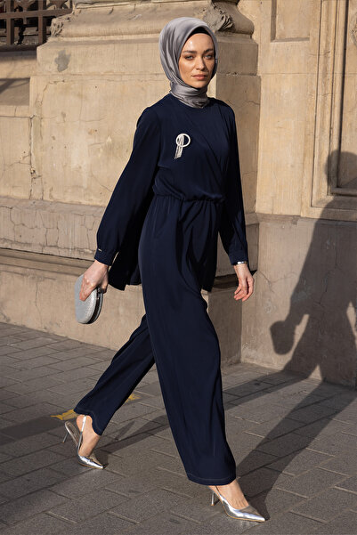 Setrms Çıkarılabilir Broşlu Pelerinli Tulum