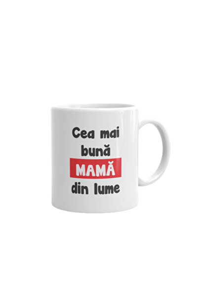 OEM Εξατομικευμένη λευκή κούπα Η καλύτερη μητέρα στον κόσμο, INOVATIX®. 330ml