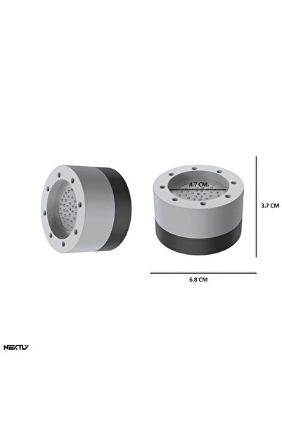 NEXTLY Set of 12 Non-Slip Feet for Washing Machine, Tumble Dryer, Refrigerator, Furniture