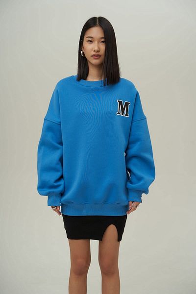 MAİ COLLECTİON Φούτερ Venera Blue Oversize