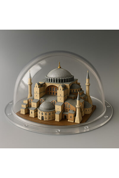 Pleksi Marketi Pleksi Şeffaf Yarım Küre 30cm Çap--1 Adet--