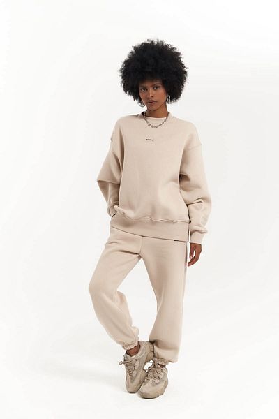 MAİ COLLECTİON Σετ φόρμας Romana Crew Neck Bone