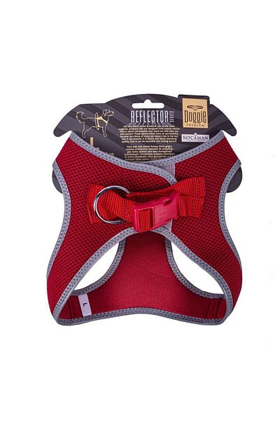 Doggie Cool Woven Reflective Small Breed Collar Red 42-48 cm (Arg-L)