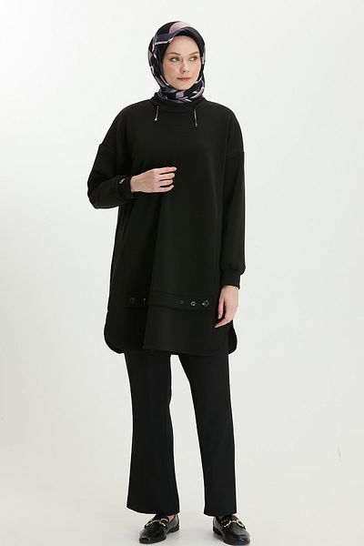 Setrms Scuba Tunic with Ornamental Buttons