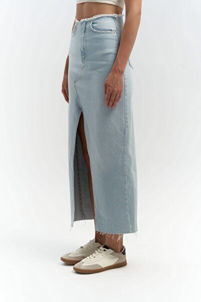 MAI STUDIOS CO. Arket Bel Detay Mavi Jean Etek