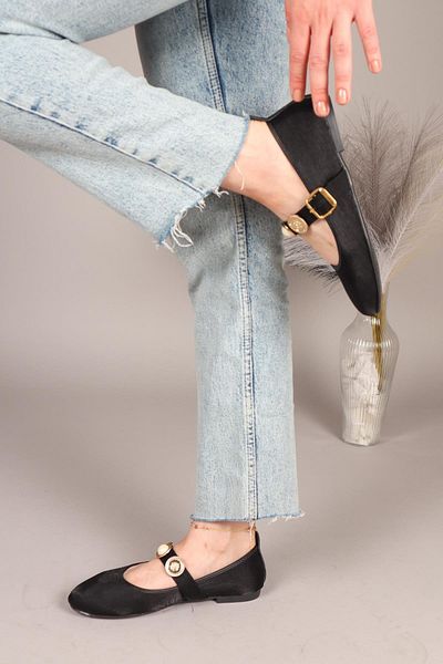 Birikon Balerina OWO cu accesorii aurii NEGRA