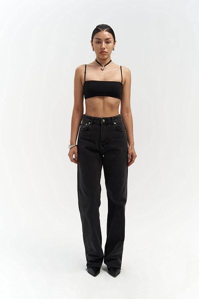 MAİ COLLECTİON Mai Collection Marla Basic černé džínové kalhoty
