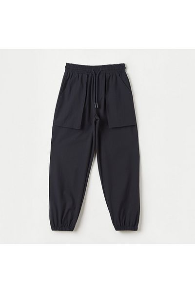 Juniors Solid Joggers with Drawstring Closure and Pockets