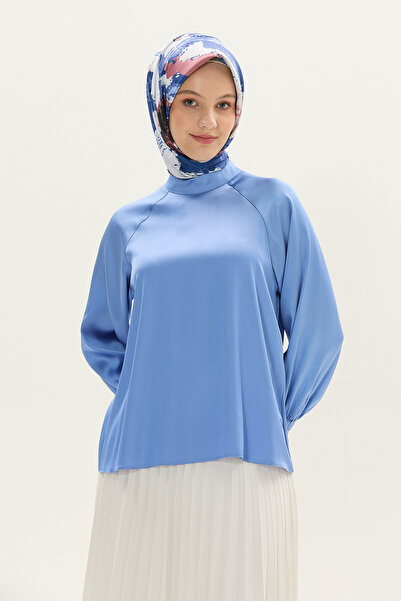 Setrms Hakim Yakalı Reglan Kol Bluz