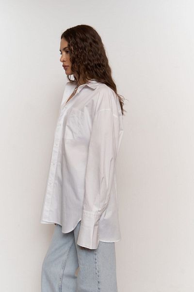 MAİ COLLECTİON Oversize bílá košile Avery