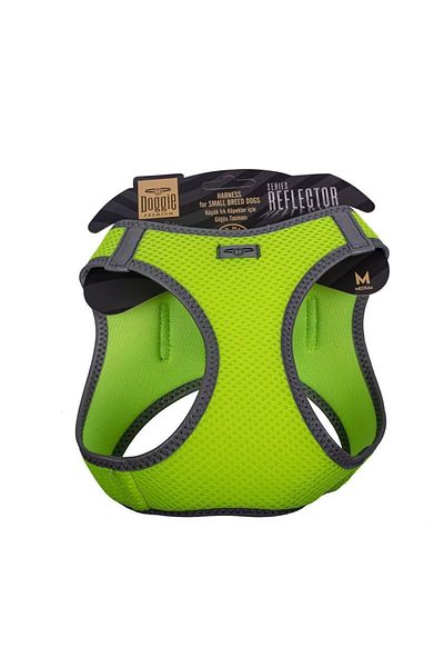 Doggie Cool Woven Reflective Small Breed Collar Yellow 38-44 cm (Arg-M)