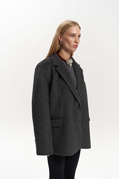 MAI STUDIOS CO. Howell Antrasit Blazer Ceket