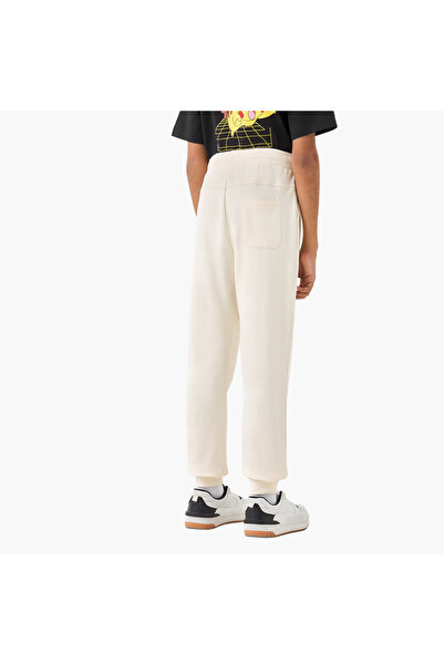 Juniors Printed Joggers with Drawstring Closure and Pockets