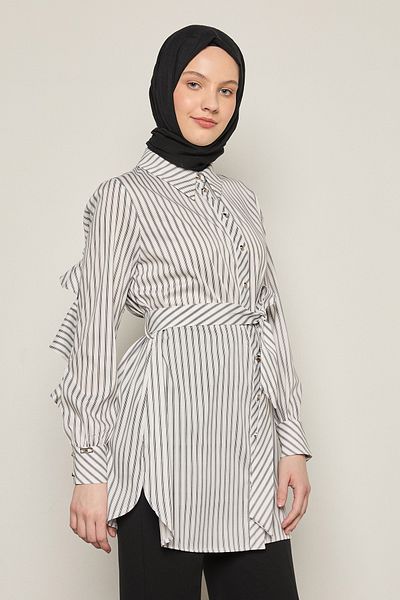 Setrms Belted Flounce Tunic