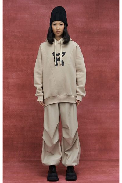 MAİ COLLECTİON Mikina s kapucí Sawyer Bone Oversize