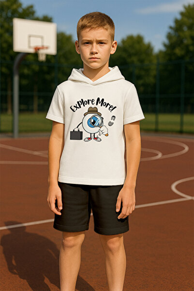 MYADA Новий сезон, дитячий комплект з капюшоном і принтом очей, 2 предмети, 2...