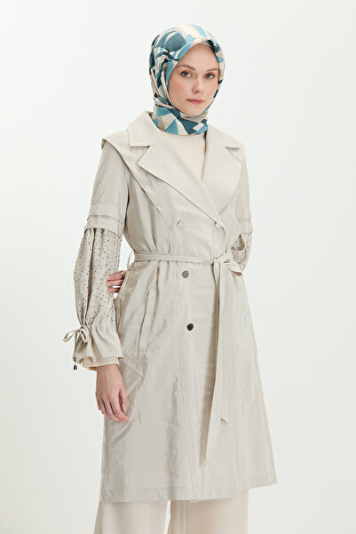 Setrms Taş Detaylı Kuşaklı Kap