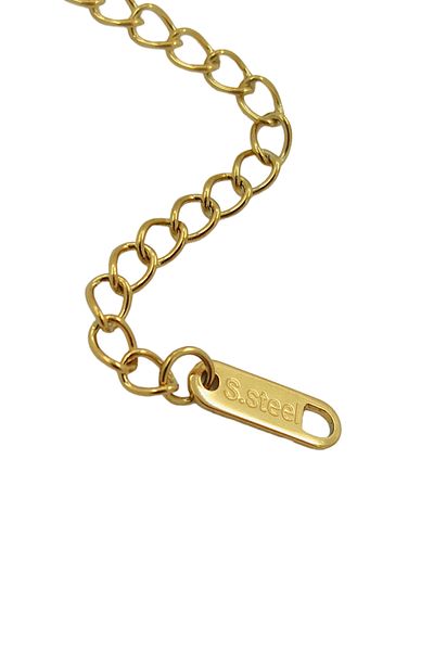 Çlk Accessories Steel Minimal Pearlescent Heart Necklace 50737