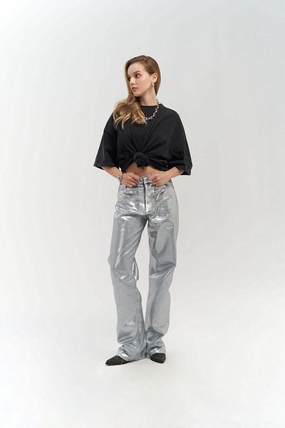 MAİ COLLECTİON Панталон Marla Basic Metallic Jean
