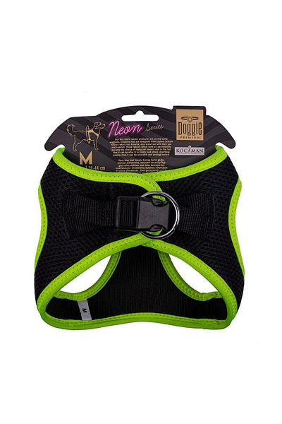 Doggie Cool Woven Neon Small Breed Collar Yellow 38*44 cm (Ang-M)