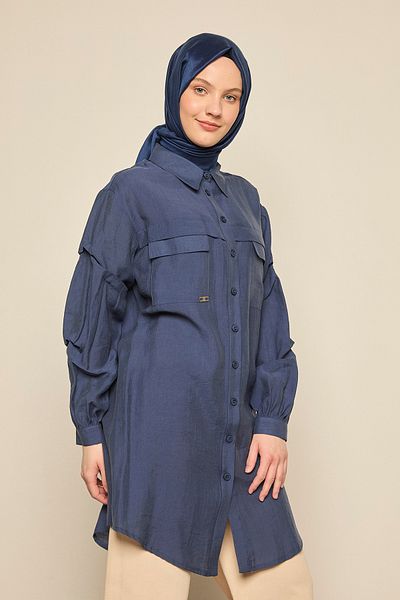 Setrms Aller Detailed Tunic with Shirt Collar