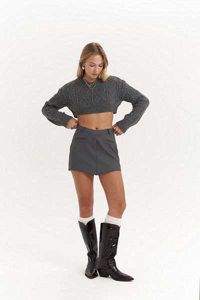 MAİ COLLECTİON Triana füstölt miniszoknya