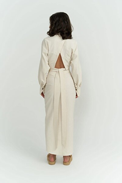 BOHEMAİ Σετ φούστα Asos Beige