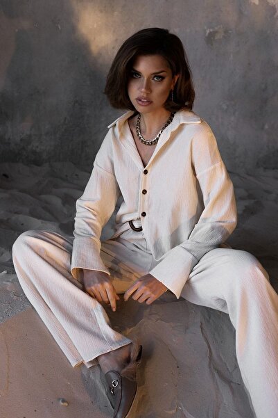 BOHEMAİ Lotus fa öv részlet természetes készlet