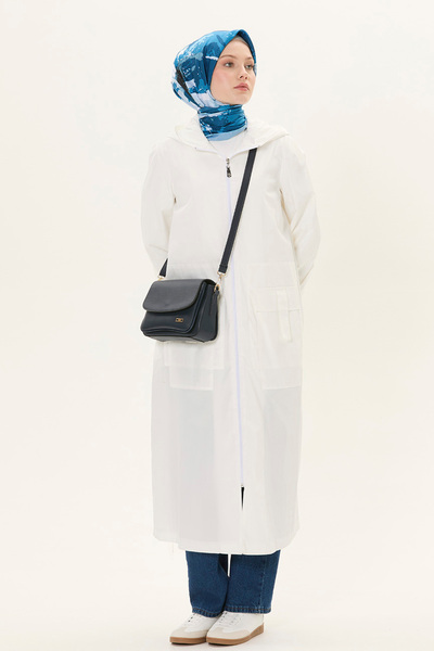 Setrms Kapüşonlu Fermuarlı Kap